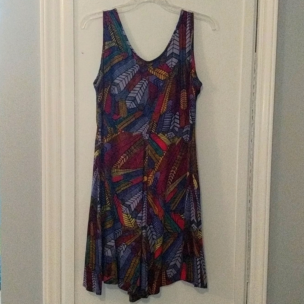 Perfect for Fall Abstract Feather Dress